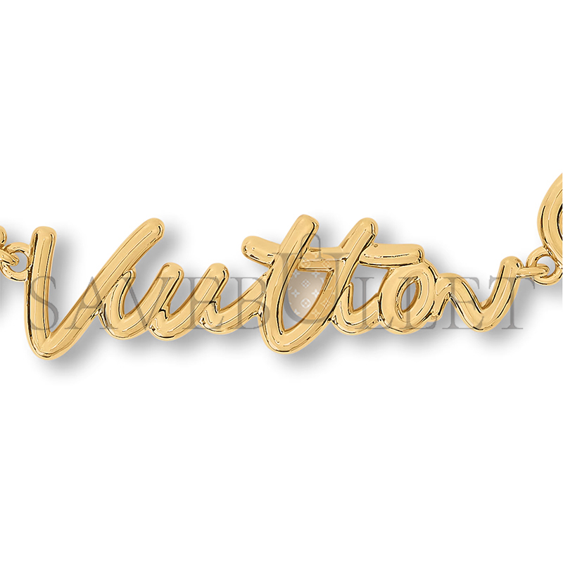 LOUIS VUITTON LV SCRIPT CHAIN BAG CHARM M03473